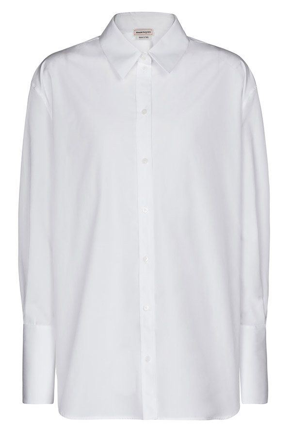 Cotton poplin shirt, Alexander McQueen